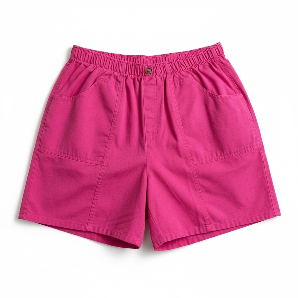 Cabin‎ Creek Shorts Womens 18 Pink Y2K  Elastic Waist Cotton Blend Casual